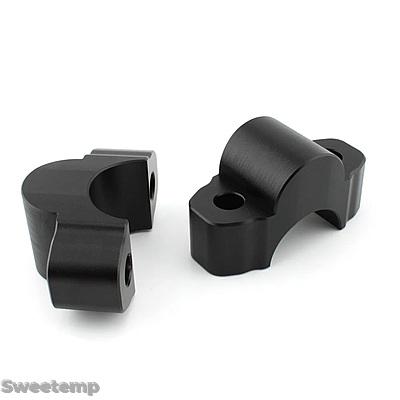 互換品 ヤマハ バイクハンドルバーリフトマウントクランプ CNC TENERE700 XT700Z XTZ700 1994-2019 ブラック_5
