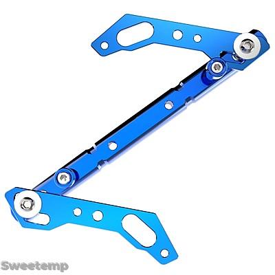 互換品 汎用バイクハンドルバーバランスクロスバーレバー7/8インチ強化調整CNCアルミ_12