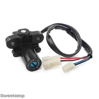 互換品 ヤマハ R6 MT03 FZ6 FZ6R XJ6 FZ09 2000-2016 用 バイク用イグニッションスイッチロックキット キー2個付き_2
