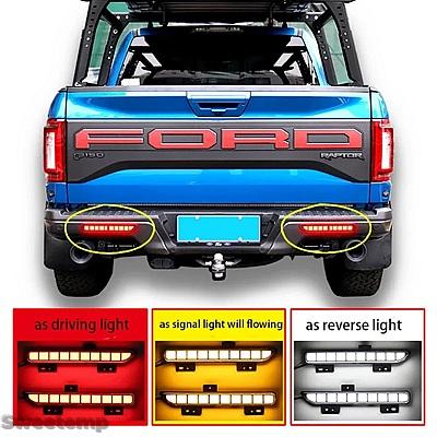 互換品 フォード 車用LEDリアバンパーライトアセンブリブレーキライト 2017-2020 ラプター SVT F150 F-150 2018 2019 2020 ウィンカーランプ用_3