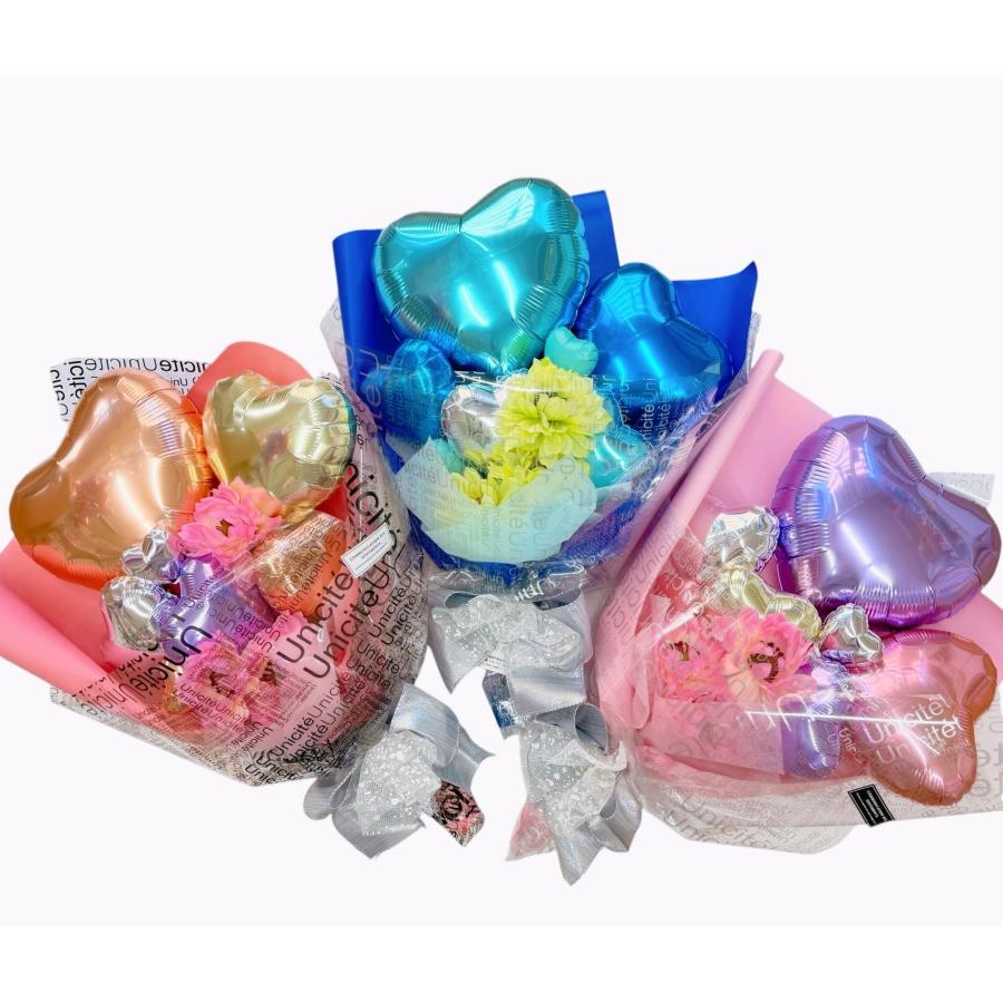 バルーンブーケ 卒業祝い 誕生日 お祝い メッセージ無料 : SweetFlower