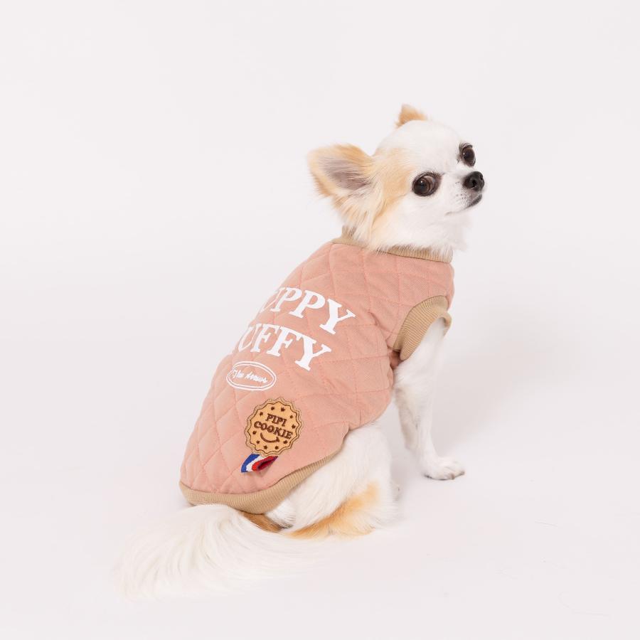 pipi 犬 服 秋 冬 袖なし かわいい 犬の服 おしゃれ PIPI キルティング
