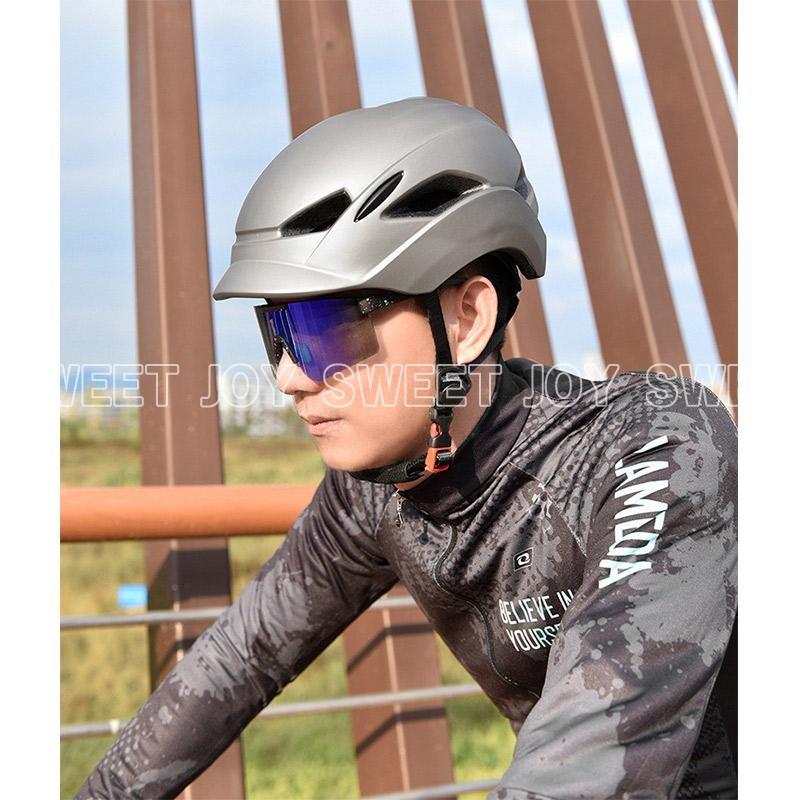 自転車ヘルメット 軽量 通気 調節可 サイクル ヘルメット 流線型 ロードバイク MTB サイクリング おしゃれ 通勤 通学 大人用 男女兼用｜sweetjoy｜08