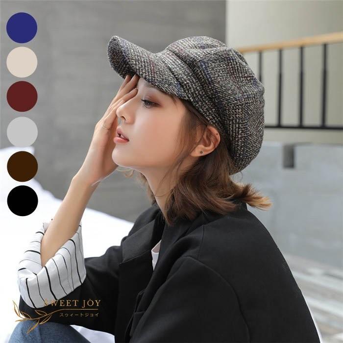 帽子 レディース キャスケット 秋 冬 春 夏 大きいサイズ つば広 Uvカット 日よけ 紫外線対策 大人 日焼け止め 小顔効果 チェック柄 通勤 ハンチング ベレー帽 Ccd Ba 0054 Sweet Joy 通販 Yahoo ショッピング