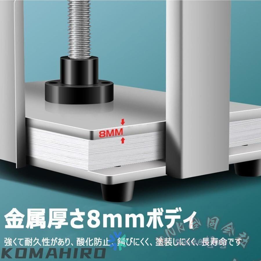 製本機 業務用 A4/A3 手動製本プレス機 KNK(株) 平坦化機 卓上 手動紙圧縮プレス ハンドプレス 高圧 圧着機 本平打ち 学校用 事務用品の画像