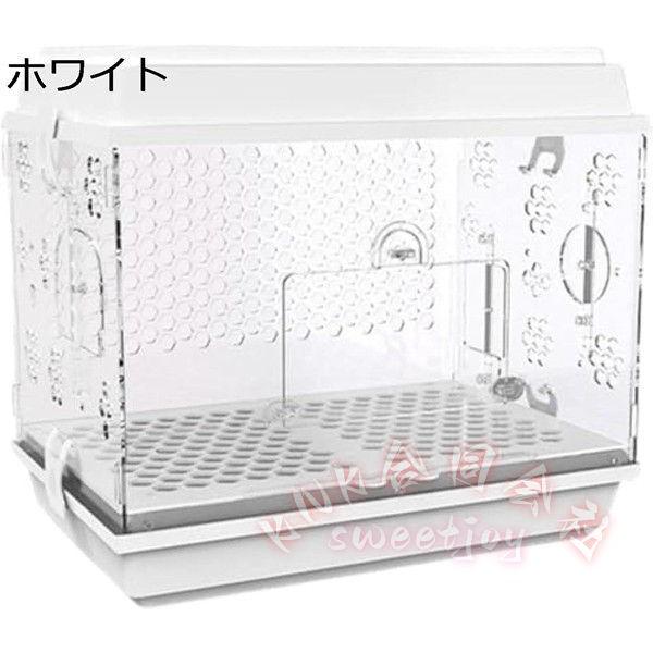 透明プラスチック製小動物用ケージ 透明アクリル鳥かご 大型 豪華セット オウムケージ KNK インコ ケージ