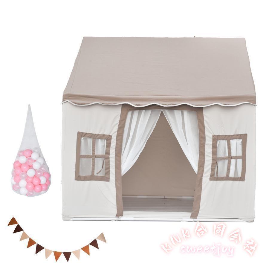 キッズテント 室内 子供テント プレイハウス KNK(株) プリンセステント 秘密基地 ままごと 子供部屋 玩具 誕生日 クリスマスプレゼント_2