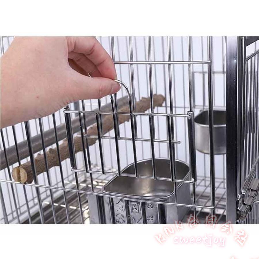 バードキャリア オウム 旅行ケージ 錬鉄 ステンレス KNK(株) 通気性 高い 鳥用キャリー ペット用品 (Color:A)の画像