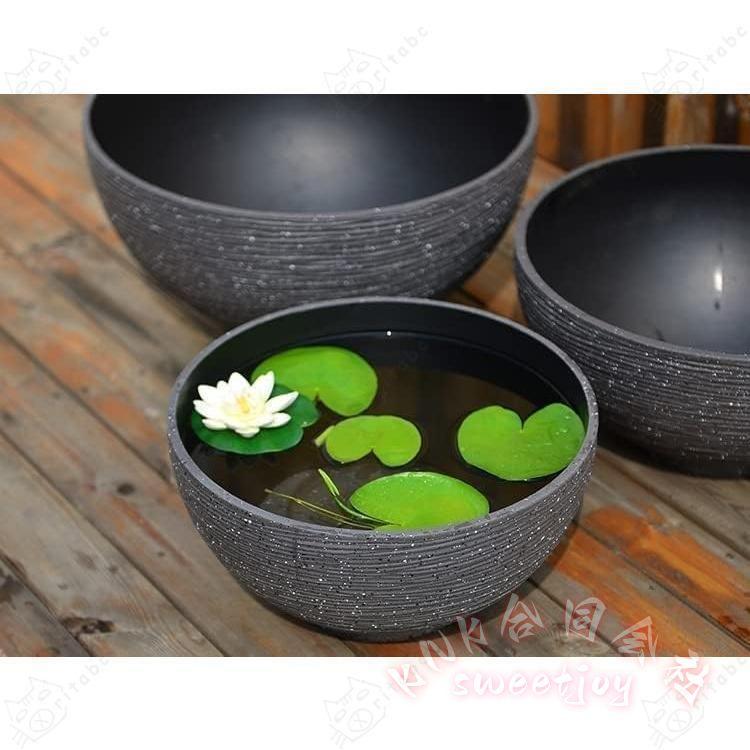 睡蓮鉢 大型 プラスチック鉢 スイレンバチ 蓮 鉢植え KNK(株） 水耕