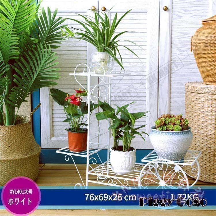 アイアン　金属　花台　フラワーベース　植木鉢台　プランターラック　スタンド　園芸 プランタースタンド アイアン 花台 鉢スタンド ベランダ ガーデニング