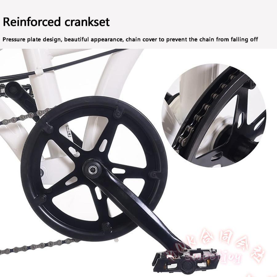 折りたたみ自転車 20インチ 衝撃吸収 軽量合金フレーム KNK(株） 通勤コミューター ダブルブレーキ 乗りやすい 高さ調節可能 シティ/マウンテン兼用 高品質