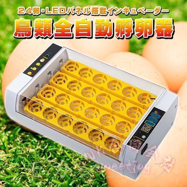 Ｍ-Ｒ-Ｔ　LED 鳥類専用孵卵器　孵卵機　インキュベーター 自動孵卵器インキュベーター24枚LED液晶KNK（株）検卵ライト内蔵