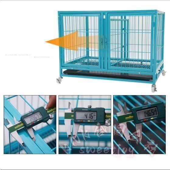 大型ペットゲージ 1段 ペットホテル ペットショップ クリニック向け KNK(株) 犬小屋 業務用ゲージ頑丈 掃除しやすい 施設用の画像