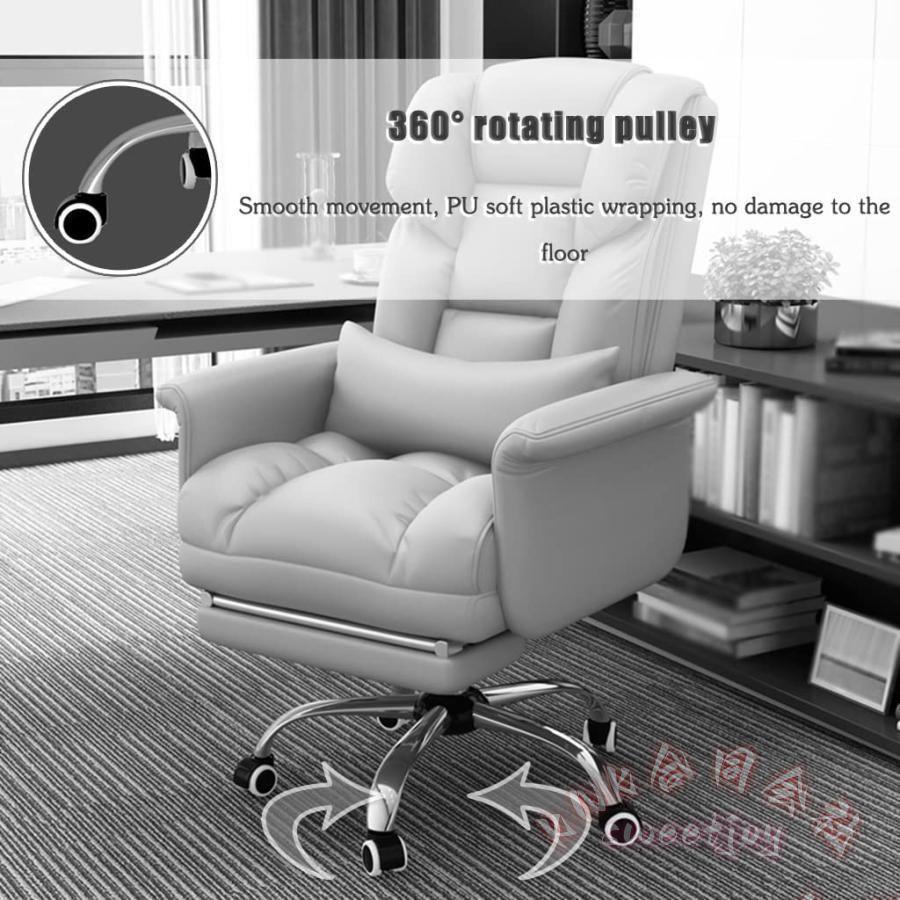 社長椅子 ハイバック オフィスチェア PUレザー KNK(株） エグゼクティブチェア 昇降/リクライニング 360度回転 肘掛け付き 長時間デスクワーク 快適 在宅勤務_3