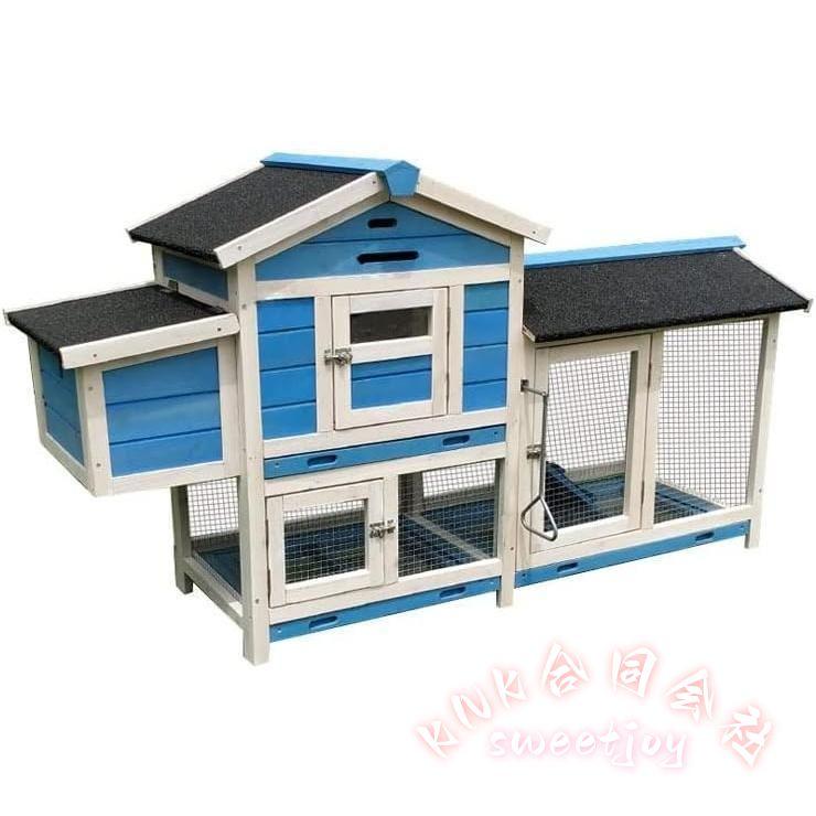 木製鶏小屋 屋外マルチレベル ネスティングボックス付 KNK(株） 耐候性