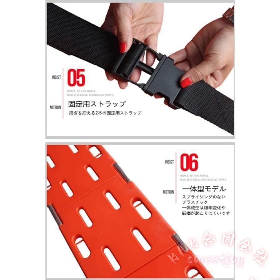 折りたたみ担架 X線透過 PE KNK(株） 水難救援 レスキュー ストレッチャー 2つ折り 搬送用 災害救助の画像