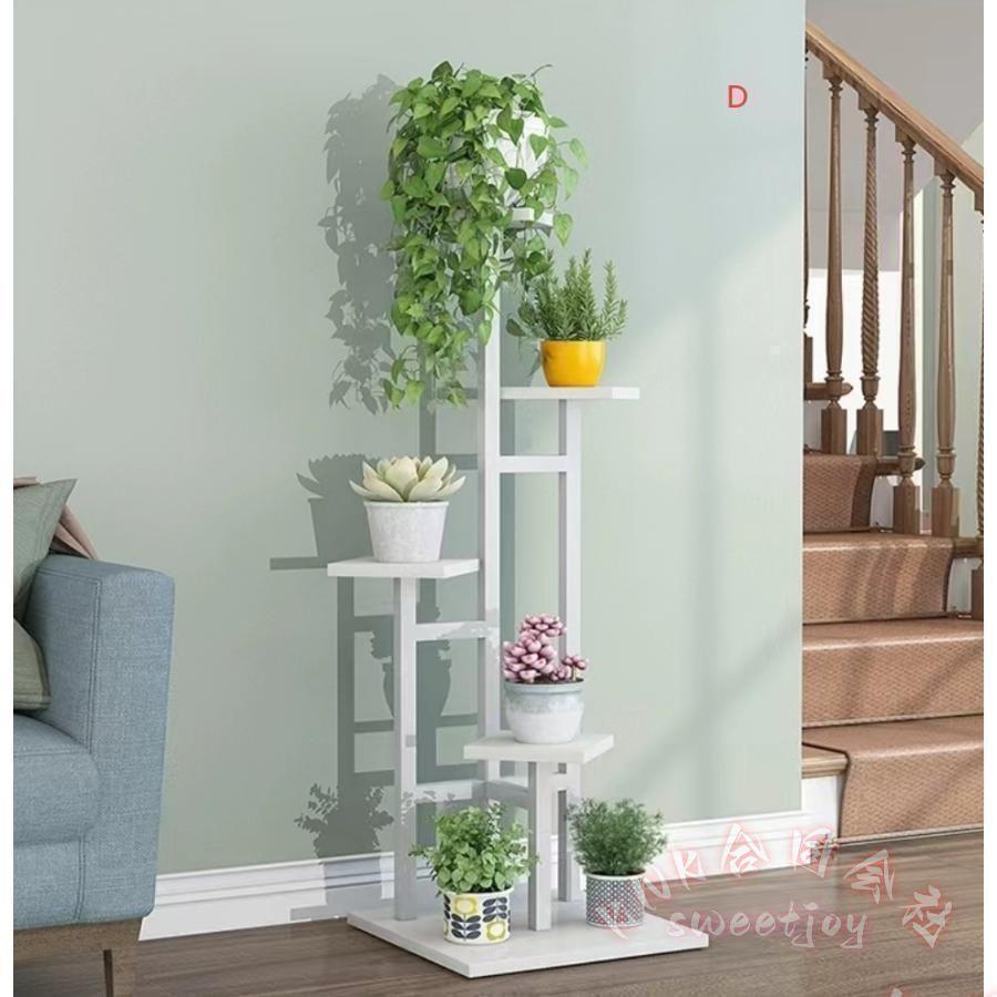 フラワースタンド 回転階段 フラワーラック KNK(株) 鉢植え 花台 植物棚 盆栽棚 屋外 室内 省スペース 収納 玄関先にもの画像