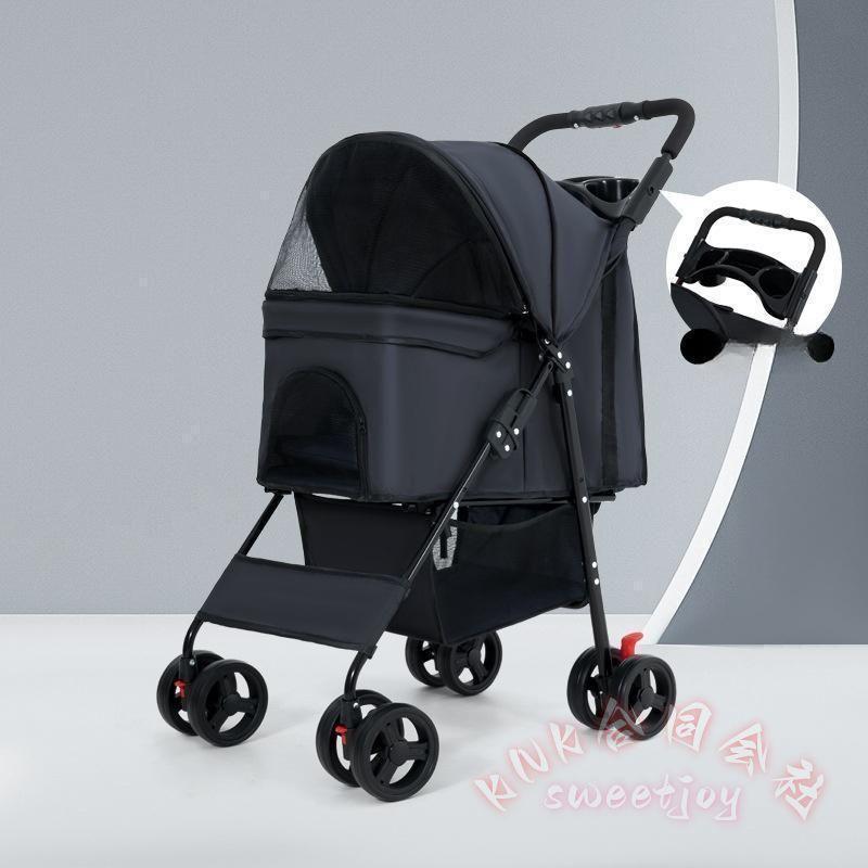 4輪 ペットカート 折りたたみ式 KNK(株) ペットバギー 小型犬 中型犬 