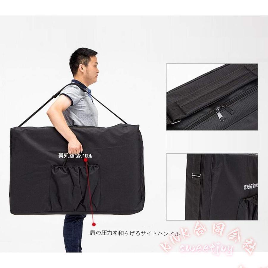 折りたたみマッサージベッド アルミ軽量 有孔タイプ KNK(株） 185×70cm 高さ48〜72cm調整 整体/施術/エステに ポータブルで持ち運び便利の画像