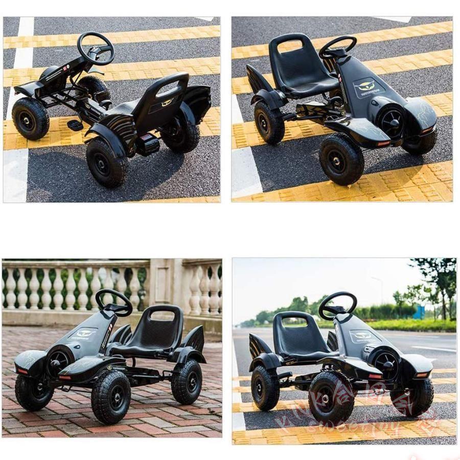 4輪ペダルカー 足こぎ 四輪バギー ゴーカート キッズ 3-12歳 乗用玩具 KNK(株) 誕生日 男の子 クリスマス プレゼント レーシングカーの画像