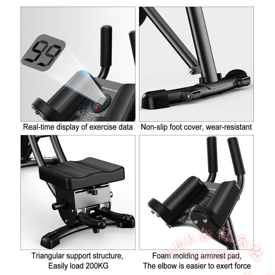 アブクラッシャー 腹筋マシーン 腹部トレーニング KNK(株) 筋トレ ダイエット ローラーグライダー フィットネス機器 くびれ美ウエストを目指すの画像