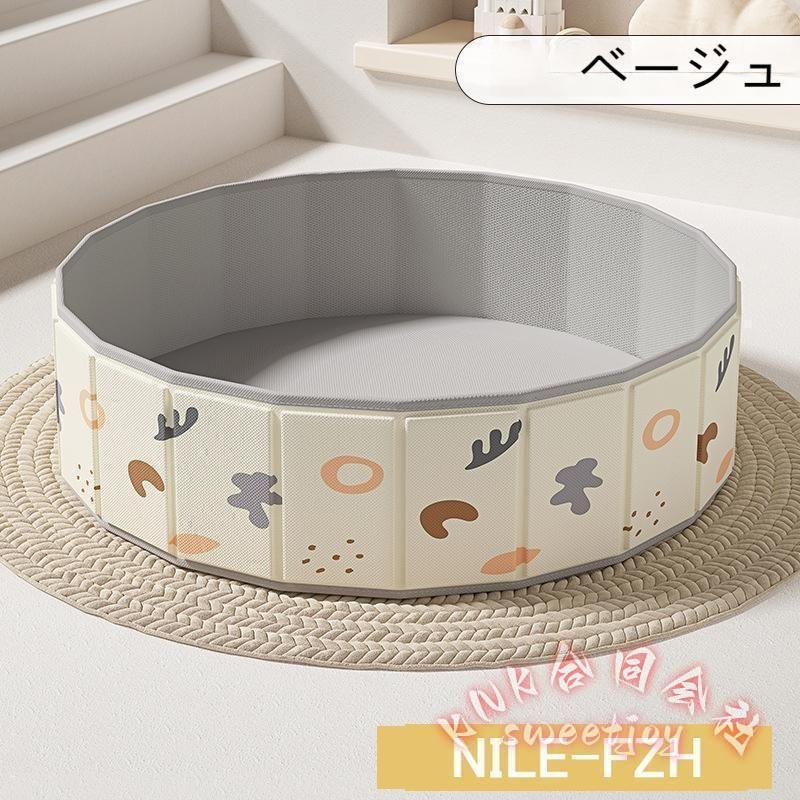子供プール 折りたたみ 空気入れ不要 80cm 100cm 120cm ビニールプール KNK(株） おしゃれ ベビー用 遊ぶハウス キッズ 室内外 水遊び 夏 楽しい_2