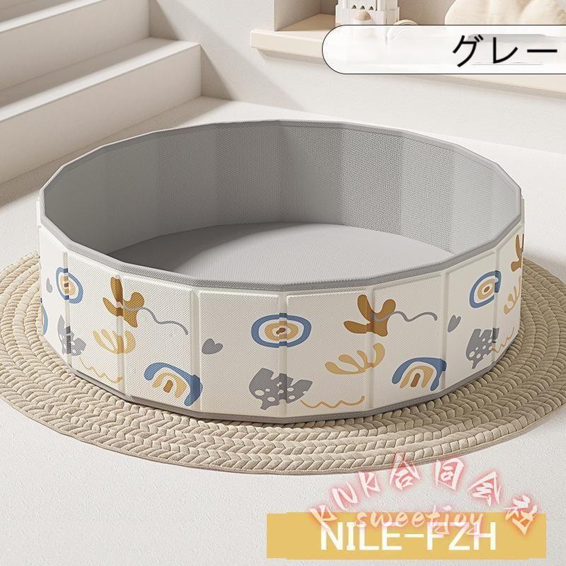 子供プール 折りたたみ 空気入れ不要 80cm 100cm 120cm ビニールプール KNK(株） おしゃれ ベビー用 遊ぶハウス キッズ 室内外 水遊び 夏 楽しい_3