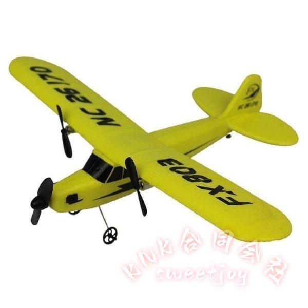 セスナ型 ラジコン 飛行機 33cm 電動 KNK(株) パイパー J-3 カブ