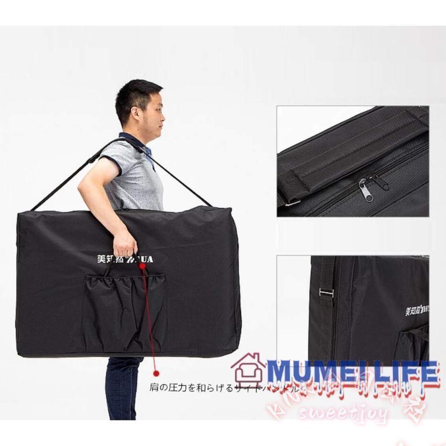 折りたたみ マッサージベッド 軽量 アルミ 有孔 KNK(株) 長さ185 幅70 高さ48-72cm 整体ベッド ポータブル 施術ベッド マッサージ台 施術台の画像