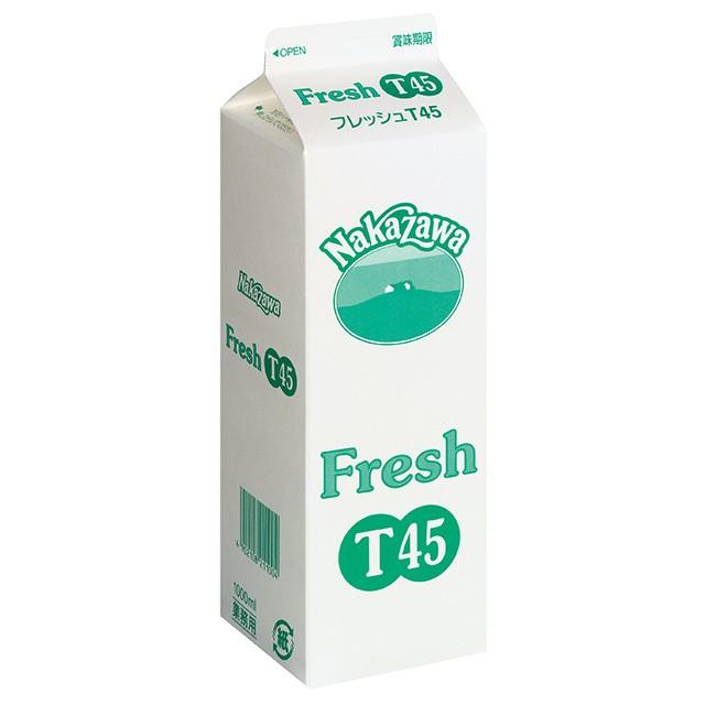 (お取り寄せ商品)中沢乳業 生クリーム フレッシュ T45 1000ml(冷蔵)