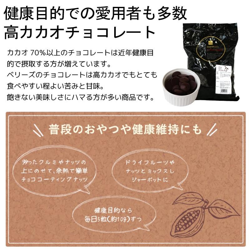 期間限定 ベリーズ 製菓用 チョコ クーベルチュール ハイカカオ EX ...