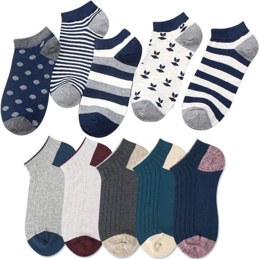 大きな取引 メンズウエア 靴下 メンズ くるぶし メンズ スニーカーソックス ショート ソックス 靴下 セット 10足セット Sj07 03 Www Threeriversofs Com