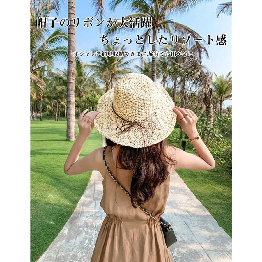 海外 帽子 レディース 麦わら帽子 ハット ストローハット 日焼け Uvカット 日除け帽子 小顔効果 つば広 春夏 大きいサイズ Originaljustturkey Com