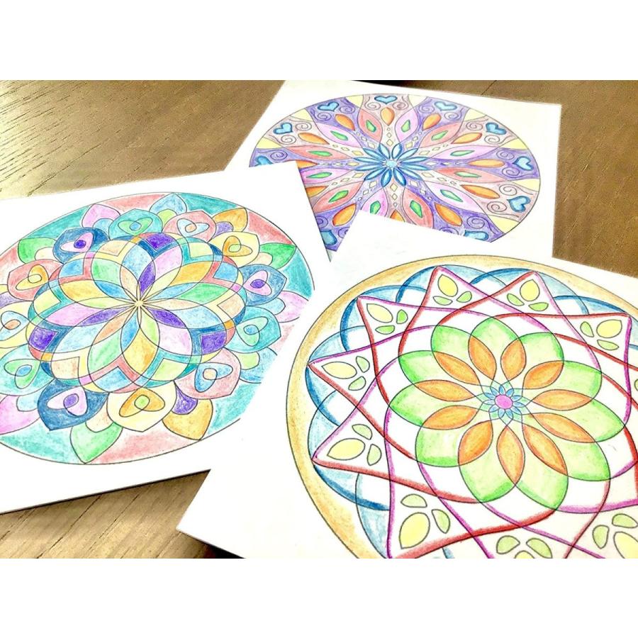 送料0円 マニュアル 下絵 色鉛筆 曼荼羅アート フラワーオブライフの下絵プレゼント マンダラ塗り絵キット フレーム 暇つ 簡単 初心者 大人の塗り絵 ぬりえ Www Sustentec Com Br