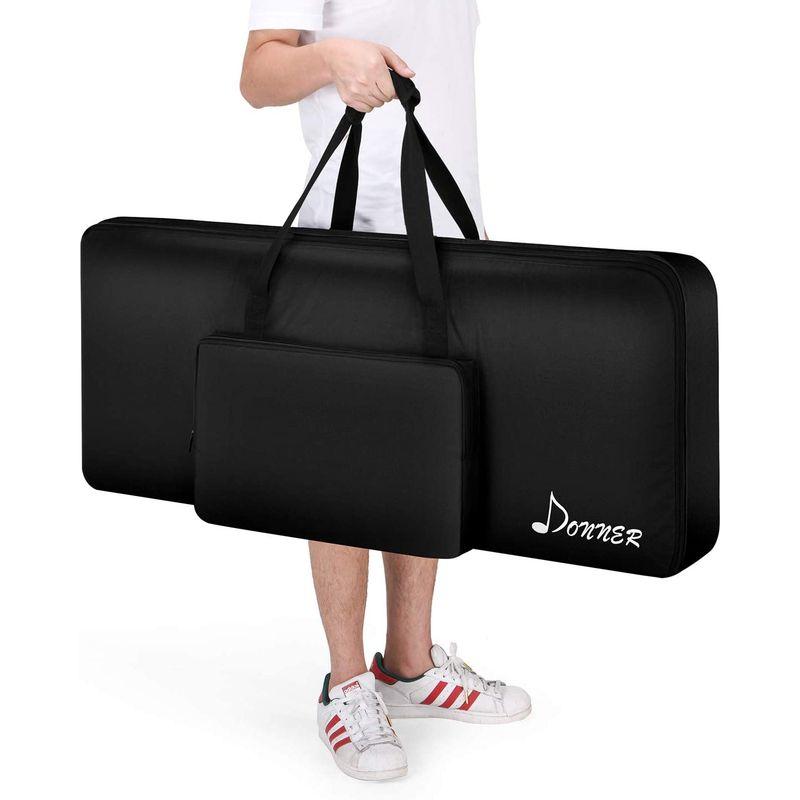 お気に入お気に入Donner キーボードバッグ 電子ピアノケース 61鍵 101x40x15cm ブランク 丈夫 軽量 和楽器 Donner 電子キーボード ピアノ バッグ ソフト ケース 61鍵 101x40x15cm ブランク 丈夫 軽量