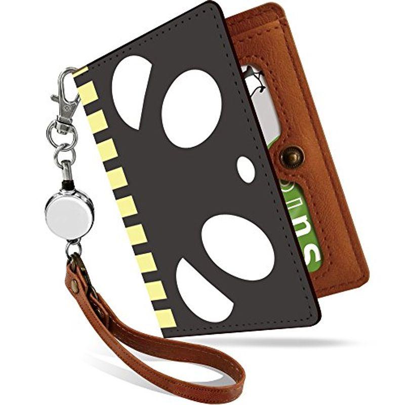 パスケース 定期入れ リール付き かわいい パンダ 顔 黒 キャラ イラスト 二つ折り 中がみえない おしゃれ レディース 動物 アニマル柄 Dfrxx1vyjx ファッション Windowrevival Co Nz