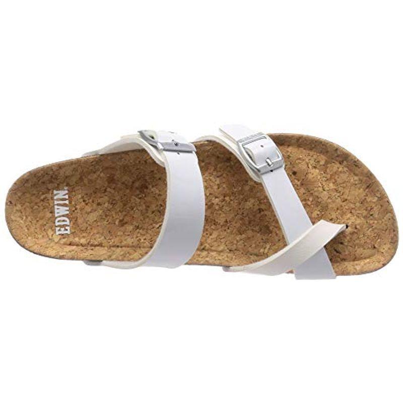 エドウィン サンダル Ew9463 レディース ホワイト 2 24 Cm 数量は多い