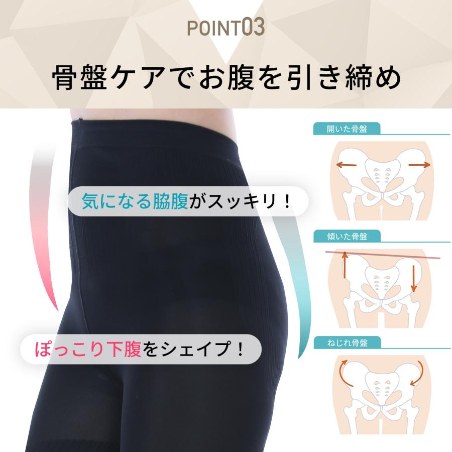 着圧レギンス 2枚セット スパッツ 脚痩せ むくみ解消 補正下着 着圧 レディース ダイエット 加圧 美脚 足痩せ 骨盤 産後 夜用 寝る時 大きいサイズ タイツ | KJ | 12