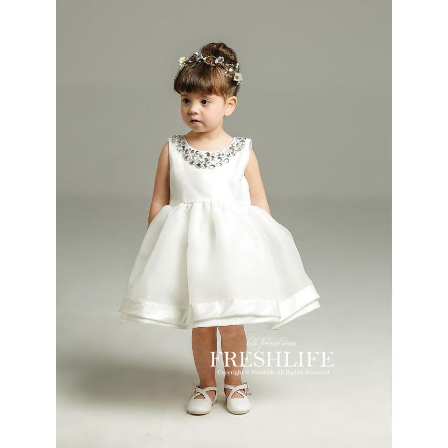 ベビードレス 結婚式 セレモニー お宮参り ビジュー セレモニードレス 新生児 ベビー服 フォーマル 女の子 赤ちゃん 出産祝い 白 60 70 80 90 Fl2169 Dress42 Freshlifestore 通販 Yahoo ショッピング