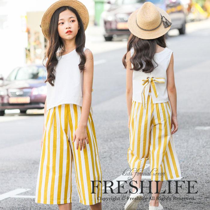 韓国子供服 女の子 セットアップ キッズ 夏 2点セット 子ども服 Tシャツ パンツ 半袖 カットソー 大人っぽい カジュアル ナチュラル ガール 女児 おしゃれ Fl6 Wt16 Freshlifestore 通販 Yahoo ショッピング