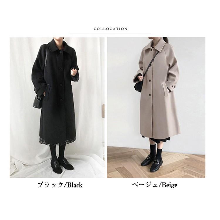 コート レディース ステンカラーコート ロングコート 厚手 ロング丈 アウター 冬服 Bs Sweet Parl 通販 Yahoo ショッピング