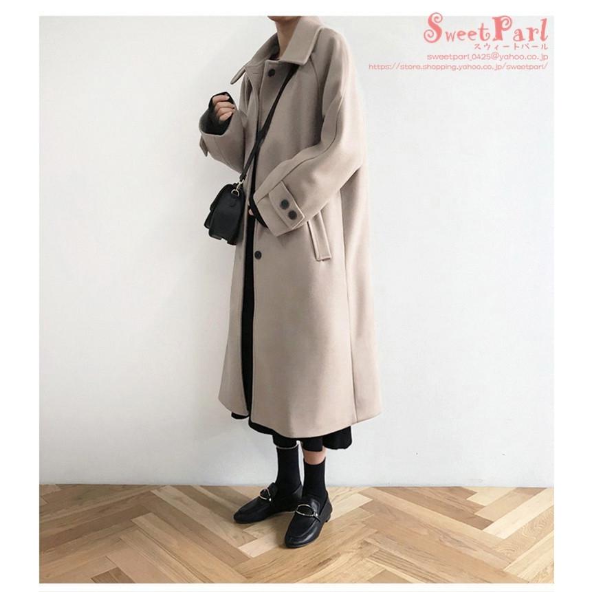 コート レディース ステンカラーコート ロングコート 厚手 ロング丈 アウター 冬服 Bs Sweet Parl 通販 Yahoo ショッピング