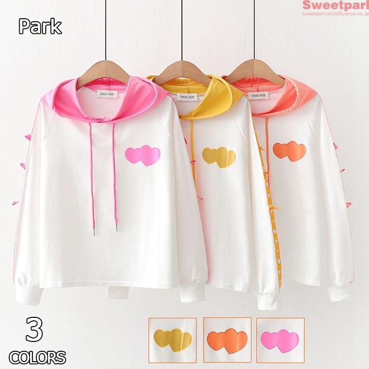 長袖パーカー レディース 春服 トップス パーカー ハード柄 プリント 可愛い フード付き 通学 10代 代 30代 Bv Sweet Parl 通販 Yahoo ショッピング