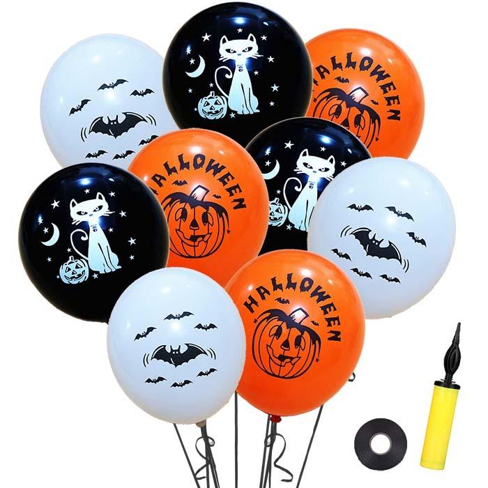 ハロウィン 飾り付け バルーン 装飾 パーティー パンプキン 風船 飾り付け Halloween カボチャ 黒猫 コウモリ 風船 50個セット Sw 210hwlb Or バースデーバルーン Sweet Party 通販 Yahoo ショッピング