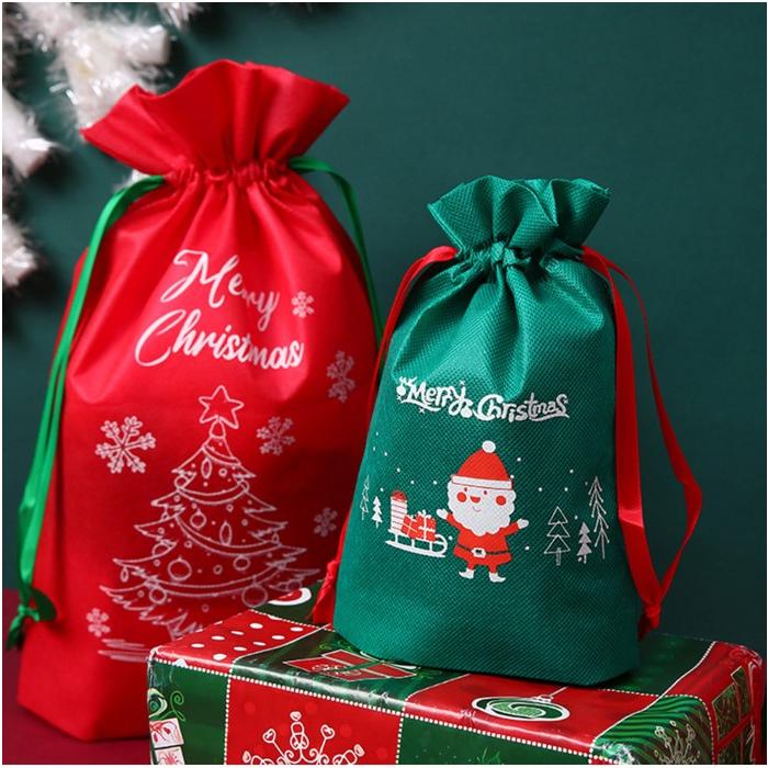 クリスマス クリスマスプレゼント 飾り ラッピング オーナメント 袋 ラッピング 袋 クリスマス プレゼント包装 小 大 クリスマスプレゼント