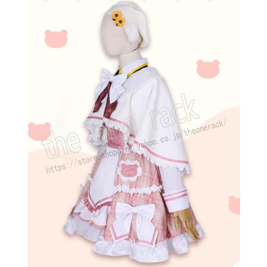 バーチャルライバー VTuber 風 本間ひまわり ほんまひまわり コスプレ衣装 演出服 アニメ VTuber 仮装 YouTuber コスチューム コミケ ハロウィン VTuber