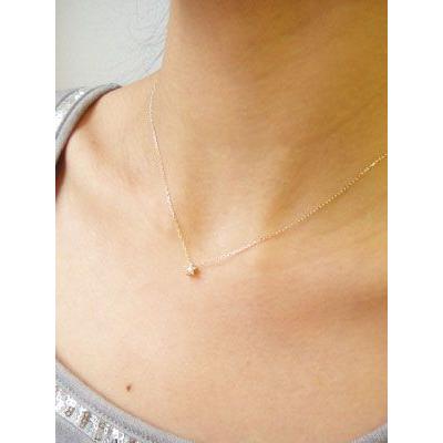 ネックレス 星 スター ダイヤモンド ペンダント レディース 女性 彼女 誕生日 記念日 プレゼント ギフト 18金 10金 K18 K10 金属アレルギー 対応 安心 チェーン