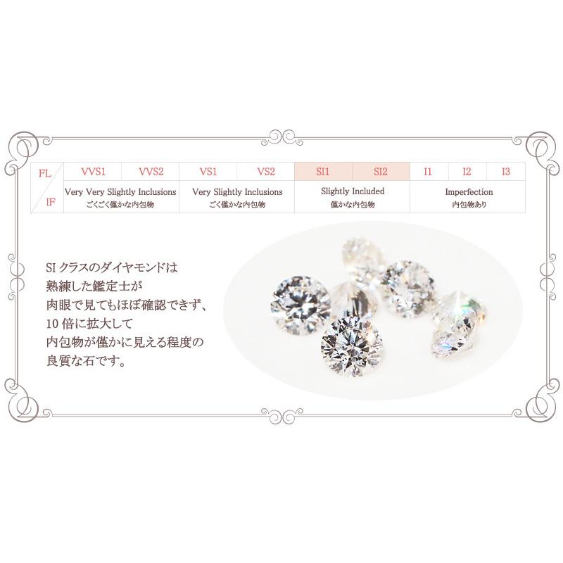 ネックレス ダイヤモンド SIクラス 0.10ct ペンダント チェーン K18 18金 18K K10 10金 10K ゴールド アレルギー対応 安心 レディース ダイヤネックレスの画像