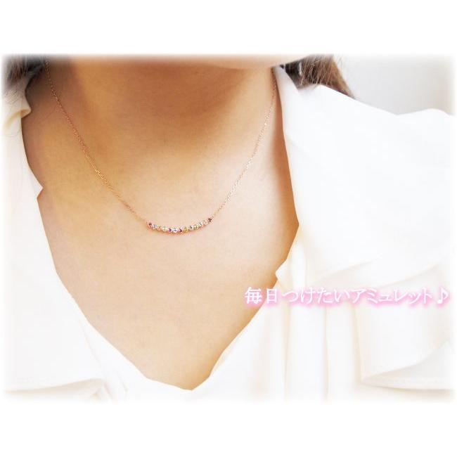 ネックレス アミュレット K10WG/PG/YG 