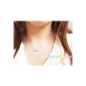 ネックレス アミュレット ダイヤモンド チェーン 10金 K10 18金 K18 18K 女性 彼女 レディース 誕生日 プレゼント ギフト ピンクゴールド アレルギー対応の画像